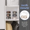 Hongtuocb 3 Layers Acrylic Belt Organizer for Closet, Belt Holder