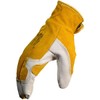 Caiman Genuine Top Cow Grain Leather Velcro� RevolutionTM Gloves (Large/Yellow)