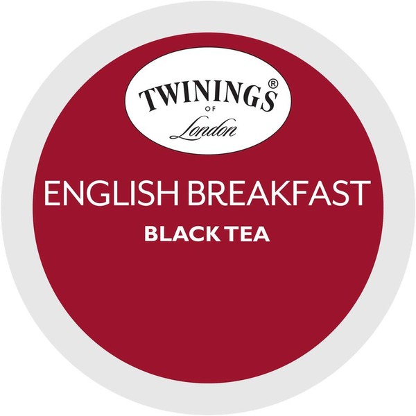 Twinings of London English Breakfast Tea K-Cups for Keurig, 56 Count