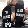 Do Not Disturb I'm Gaming Socks-Novelty Funky Gamer Socks Funny