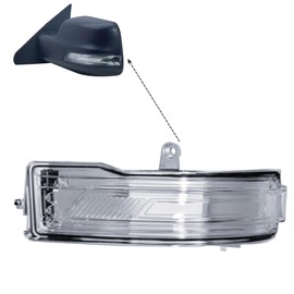 Replacement Driver Left Side Door Mirror Turn Signal Light Lamp Indicator for RAM 1500 from 2019 to 2024