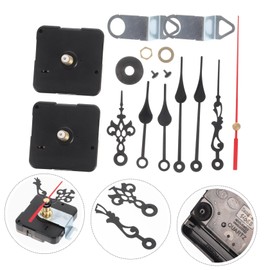 Gadpiparty 4 Sets Professional Clock Mechanism Kit DIY Clock Replacement Parts with Elegant Design for Home Accessory and Repair Projects