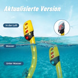 Supertrip Snorkel Adult Unisex Valve Snorkel with Headband Clip Dry Snorkel Adult for Snorkelling, Apnea and Diving (4 Colours)