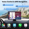 Topexplore Carplay Screen for Car, 9'' Wireless CarPlay & Android