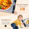 Large Food Warming Tray with Adjustable Timer & Temperature Control