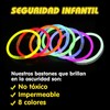 100 Pcs Pulseras Neon para Fiesta, ZZBIFRJ Glow Sticks Party