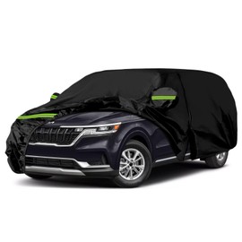 Waterproof Car Cover Replace for 2000-2023 2024 Kia K5 /Optima, 6 Layers All Weather Custom-Fit Full Car Covers with Zipper Door for Snow Rain Dust Hail Protection (K5/Optima)