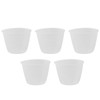 JCBIZ 5pcs Plastic Transparent Rice Measuring Cup 180ml Rice Cooker