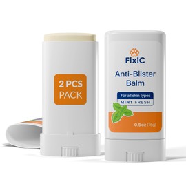 Fixic Anti Blister Balm - 2 PCS Pack - Premium Blister Prevention Balm with Mint Scent - Anti Chafing Stick for Heel Blister Prevention - Anti Chafe Stick to Forget About Blisters Forever!