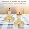 2Pcs Metal Candle Stand Good Stability Multifunctional European Simple Candle
