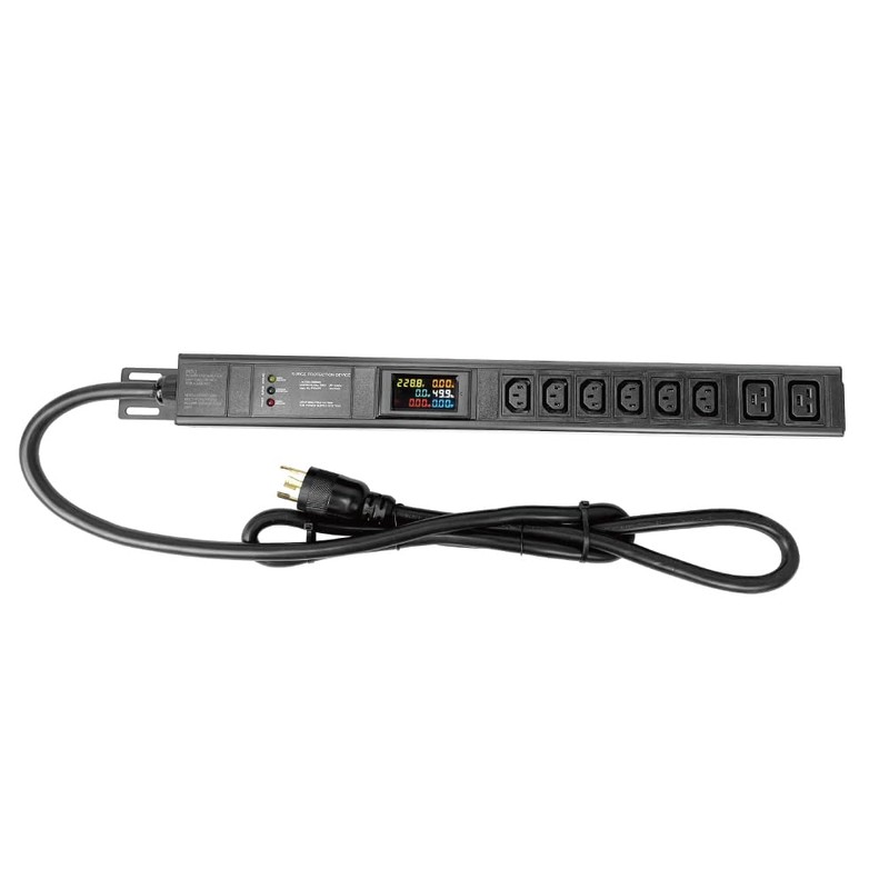 240V 30A L6-30P Multi-Metered PDU with Surge Protection, 7200W, (6)