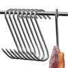 Butcher Hooks, 12 Pieces, S Hooks, Stainless Steel Smoking Hanging