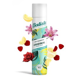 Batiste Shampoo en Seco Original 200 ml. Refresca el Pelo Sin Usar Agua, Absorbe el Exceso de Grasa de la Raíz, Brinda Volumen y Textura, Neutraliza Olores