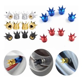 4pcs Coronas Cubre Válvula Tapón Pivote Universal                                                                                                     