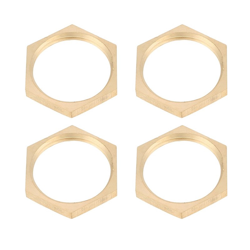 40pcs Brass Hex Lock Nuts G1/8 G1/4 G3/8 G1/2 G3/4