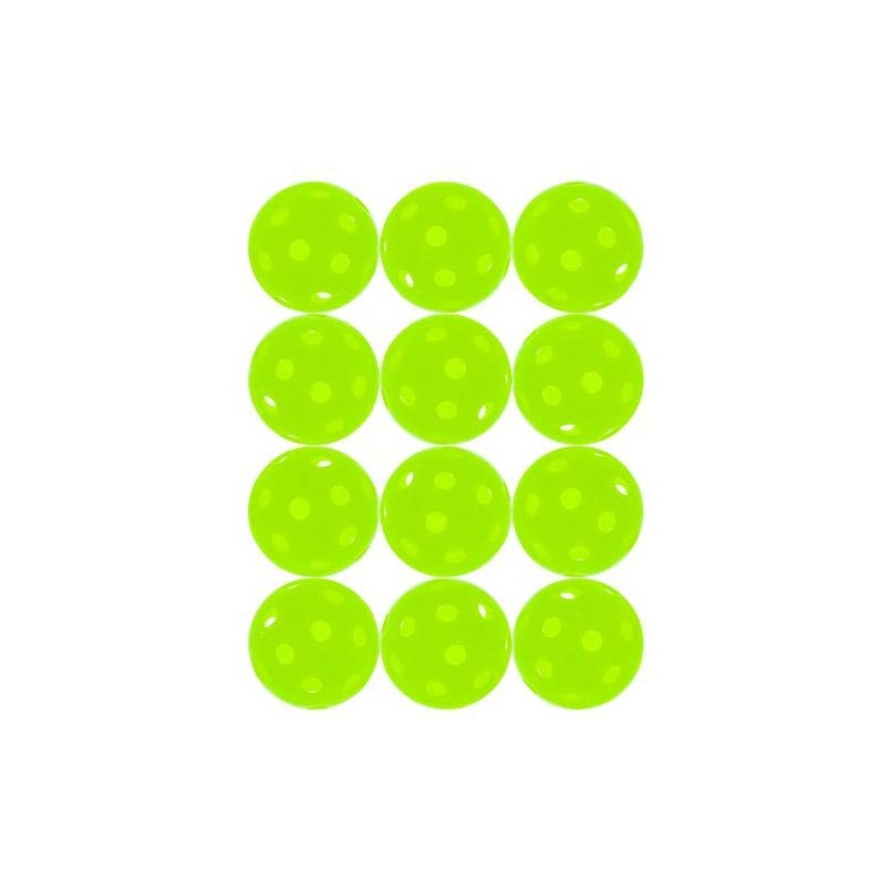 Jugs Sports Pickleballs, Vision Enhanced Green, 1 Dozen