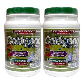 Colágeno Hidrolizado Glucosamina Biotina Guanabana 2 Pzs                                                                                              
