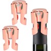 vibedor 2 PCS Champagne Stopper with Stainless Steel, Sparkling Wine