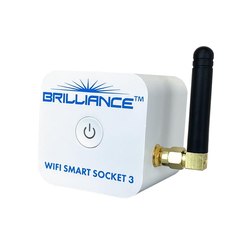 SPW Brilliance WiFi-Smart-Socket-3 LED WiFi Smart Socket - App Control/Alexa
