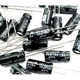 SNS 10uF 16V 85C Electrolytic Capacitor Hitano Pack of 4
