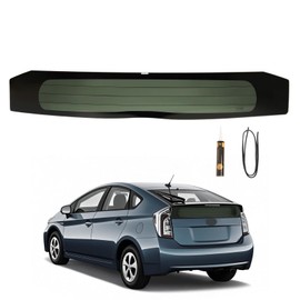 JMTAAT Heated Lower Rear Window Compatible with 2010-2015 Toyota Prius 4 Door Hatchback Back Window Tempered Glass Dark