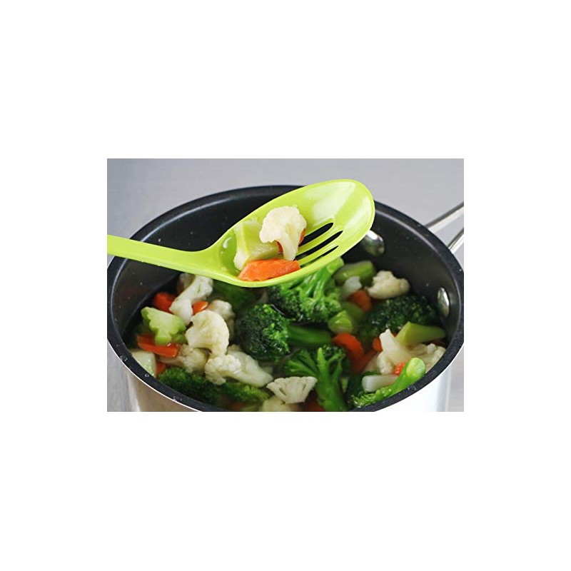 Reston Lloyd Melamine Slotted Spoon Kitchen Utensil, Premium Quality Utensil