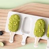 2Pcs Popsicle Molds, Silicone Ice Pop Molds