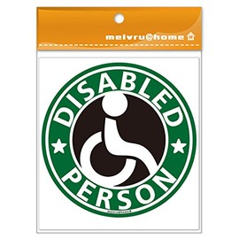 [Magnet] Wheelchair Mark, Magnet, Sticker/Disabled Person, Welfare Vehicle, Wheelchair, Wheelchair (en/Green)