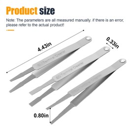 GAOLAOSY 3PCS Terminal Cleaning Tool, Metal Electrical Connector Cleaner, Car Repairing Hardware Tool, Auto Battery Terminal Cleaner Kit for Small Electrical Spade Pin Connector