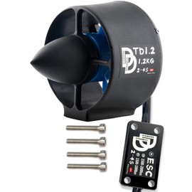 DD Underwater Spotlight 1.2 kg Thrust 12 V Brushless Motor with Bi-Directional Fully Waterproof ESC for ROV, RC Boat, Underwater Vehicle, Diving, Seabed Photography, Seabed Photography (CCW)
