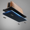 amesoba Walnut Laptop Stand (Walnut, Single Storage)