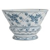 Creative Co-Op Round Blossom Porcelain Bowl, Blue and White