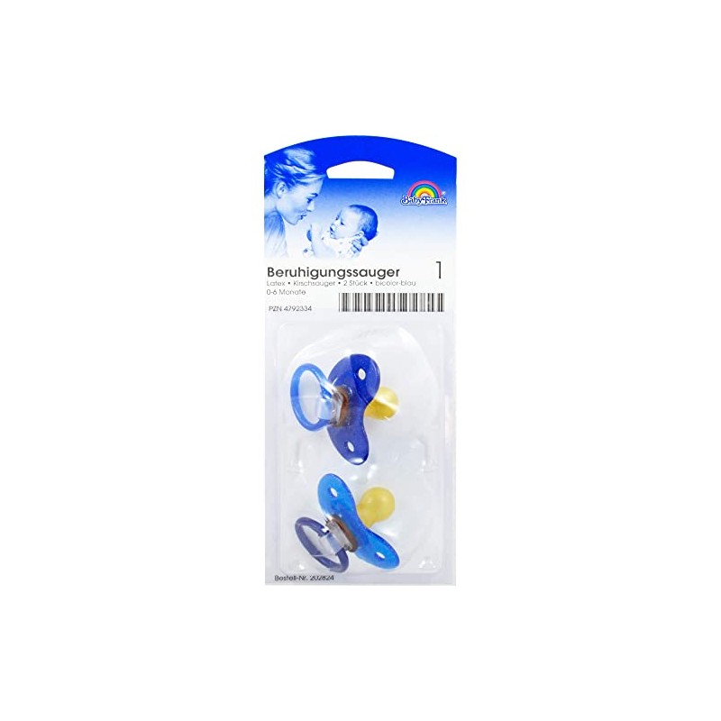 Soothing Dummy Cherry Latex 0 - 6 M.Bicol.Blue