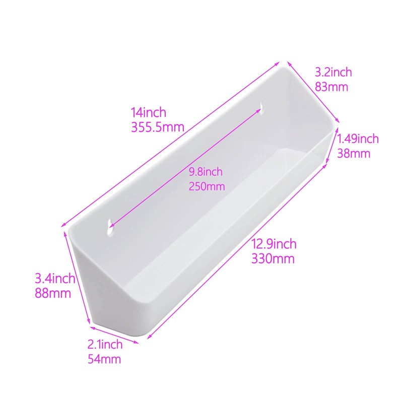 Aiwaiufu 14“ Kitchen Sink Front Trays Tip Out Tray Set