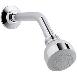 KOHLER K-11637-H-CP Coralais 1.5 GPM Single-Function Wall-Mount Showerhead, Polished Chrome