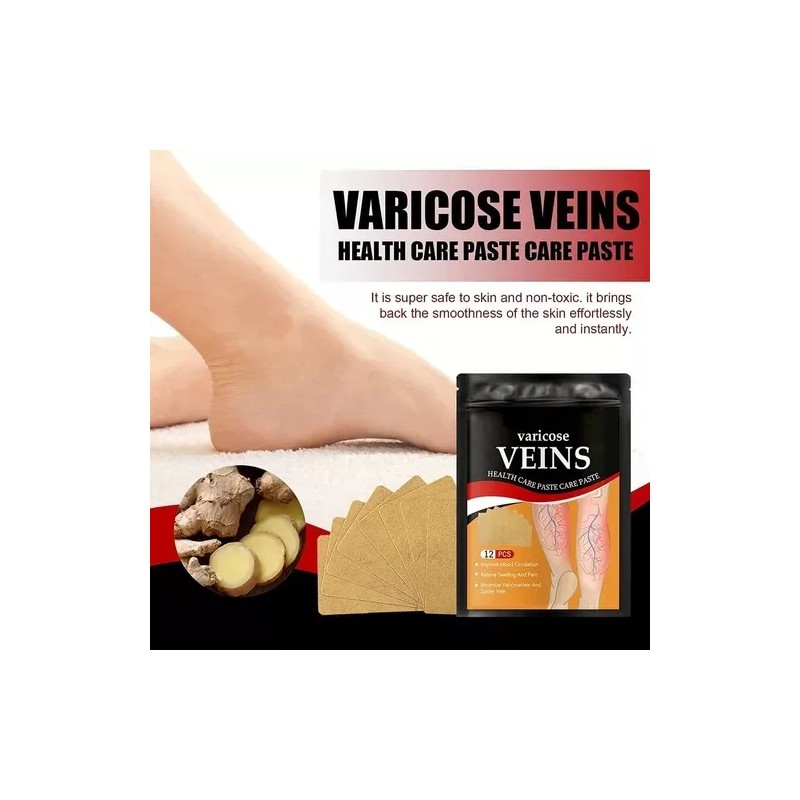 Parches Para Aliviar Las Venas Varicosas,36 Parches Por Pack Neutra