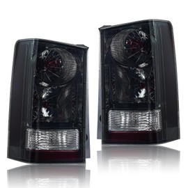 PAANLOK Set of 2 Direct Fit OE Replacement Tail Lights for 2009-2015 Honda Pilot - Smoke Complete Assembly with Bulbs & Harness, DOT SAE Certified Waterproof OEM-Style Lamps, Plug and Play