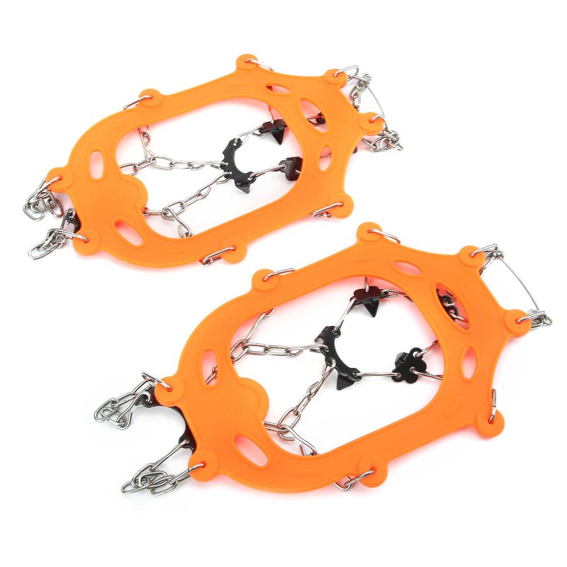 1 Pair 8 Teeth Crampons AntiSlip Traction Ice Cleats Snow