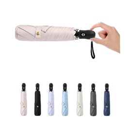 wenichee 日傘 99% UVカット 超軽量 折りたたみ傘 紫外線対策 自動開閉 ポケットサイズ レディス傘 おしゃれ 晴雨兼用 日焼け止め 自動傘 ワンタッチ傘 メンズ 折りたたみ コンパクト 持ち運び便利 (ピンク)