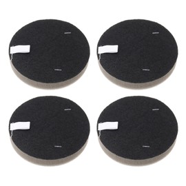 Micro Traders 4pcs Filter Kits Replacement Part 1623102 Compatible with Bissell 3070 3080 2831 3339 2903 2921 Pet Hair Vacuum 10cm*2cm Black