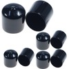 Acocony 1 1/2 Inch Rubber Cap Round 1.5 Inch Rubber