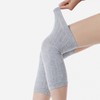 Eco-Friendly Silk High-Elastic Thin Knee Brace for Women's Training, Pilates, and Yoga Workout Wear Black