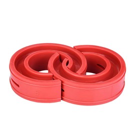 Shock Absorber, 2pc Red Universal Car Rubber Shock Absorber Buffer Spring Bumper Cushion Type A-F Bushings (Type F)