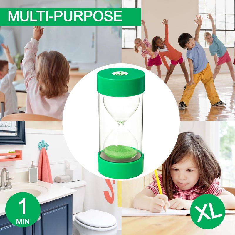 Jumbo Sand Timer for Kids - Colourful and Attractive -