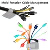 Desk Cable Management, Wire Organizers for Cords - Upgrade 48