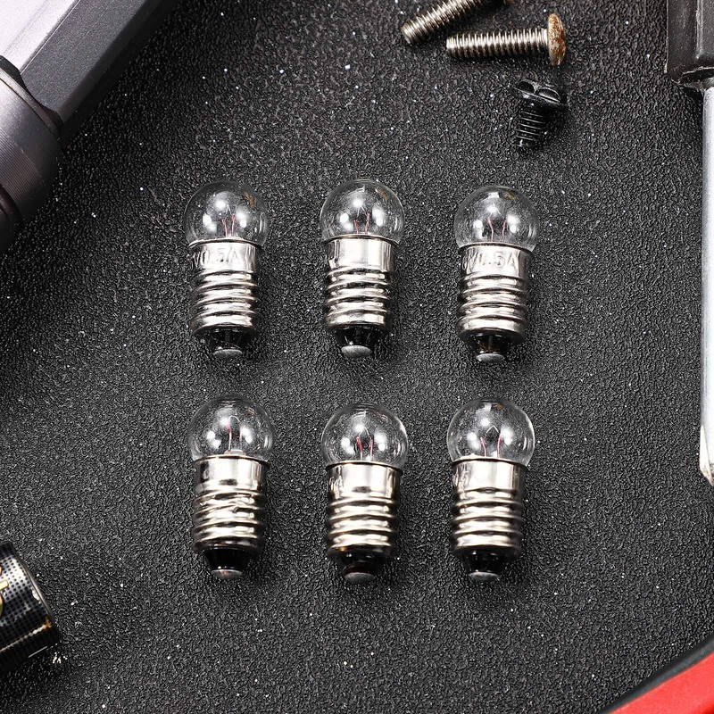 Honoson 20 Pieces E10 Miniature Screw Light Bulbs Replacement E10