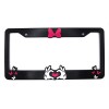 LP Frameworks Minnie Bow 3D Raised License Plate Frame