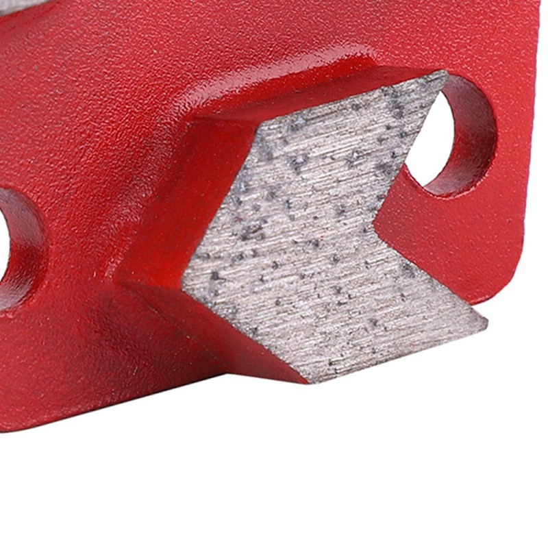3PCS Trapezoid Diamond Grinding Disc Floor Grinding Pad #30 Grit