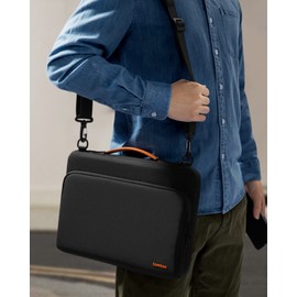 tomtoc 360 Protective Laptop Shoulder Bag for 16-inch MacBook Pro M5 Pro/Max (2026) A3428 A3429, M4/M3/M2/M1 Pro/Max, The NEW RAZER BLADE 15/16, Dell Inspiron 16 Laptop, Water-Resistant Accessory Case
