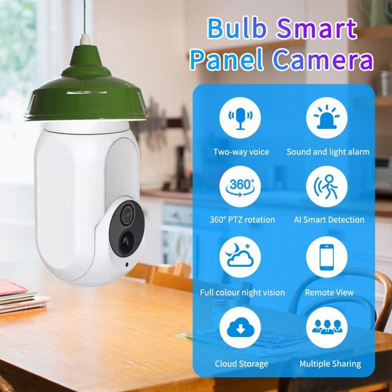 WiFi Camera 2MP Night Vision 2 Way Audio Alarm Function